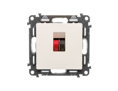 VALENA LIFE Gniazdo głośnikowe kremowy 753272