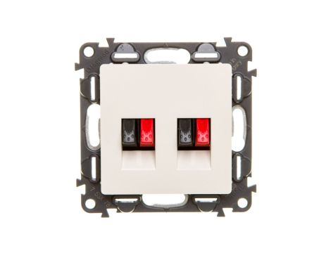 VALENA LIFE Gniazdo głośnikowe kremowy 753278