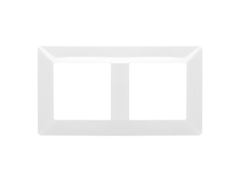 VALENA LIFE Ramka podwójna biała 754002