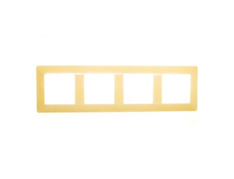 VALENA LIFE Ramka poczwórna limonkowa 754084