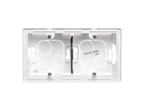 VALENA LIFE Puszka natynkowa podwójna biała 754192