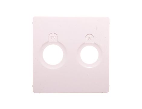 VALENA LIFE Plakietka gniazda antenowego biały 754780