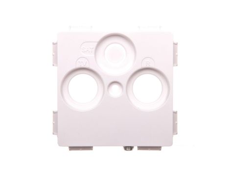 VALENA LIFE Plakietka gniazda antenowego RTV/SAT biały 754800