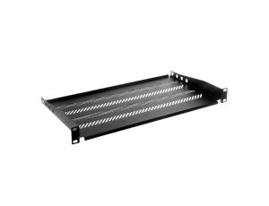 Półka 19 cali 1U G/250 czarna (RAL 9005) TN-19-250-1U-BK