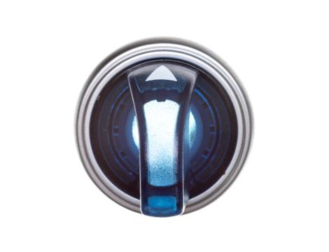 Napęd przełącznika 2 położeniowy niebieski z podświetleniem bez samopowrotu LPCSL1206