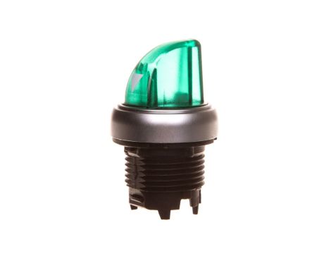 Napęd przełącznika 3 położeniowy zielony z podświetleniem bez samopowrotu LPCSL1303