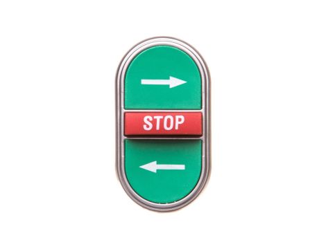 Napęd przycisku potrójny zielony/czerwony /STRZAŁKI LEWO-PRAWO STOP/ z samopowrotem LPCB7365