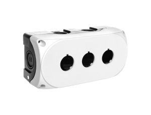 Obudowa kasety 3-otworowa 22mm szara IP67 LPZP3A8