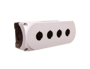 Obudowa kasety 4-otworowa 22mm szara IP67 LPZP4A8