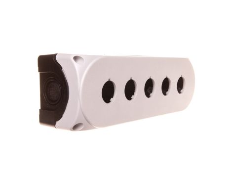 Obudowa kasety 5-otworowa 22mm szara IP67 LPZP5A8