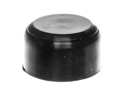 Osłona gumowa do przycisków wystających i podświetlanych czarna LPXAU142