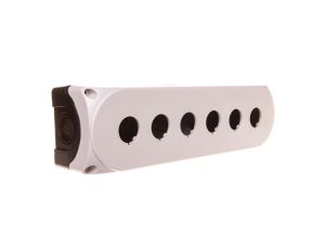 Obudowa kasety 6-otworowa 22mm szara IP67 LPZP6A8