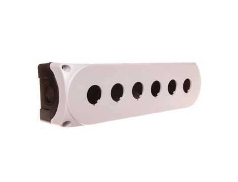 Obudowa kasety 6-otworowa 22mm szara IP67 LPZP6A8