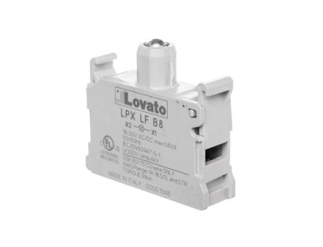 Oprawka z LED biała 18-30V AC/DC migająca LPXLFB8