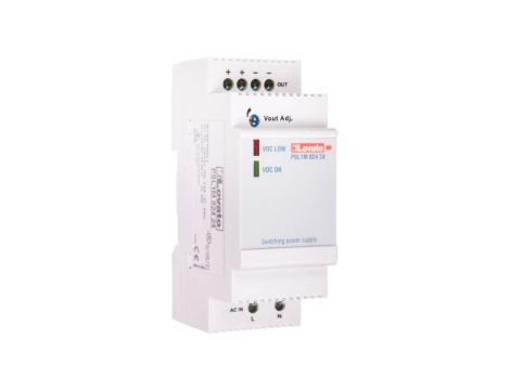 Zasilacz impulsowy modułowy 24VDC 1A 24W, wejście 100-240VAC PSL1M02424