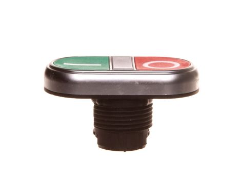 Przycisk dwuklawiszowy zielony/czerwony I-0 z podświetleniem z samopowrotem LPCBL7123