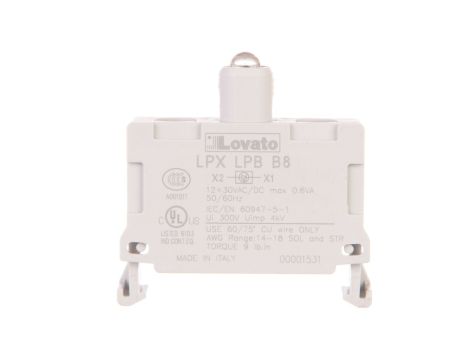 Oprawka z LED biała 12-30V AC/DC LPXLPBB8