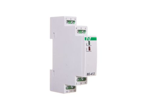 Przekaźnik bistabilny grupowy 1Z 230V AC z przkeaźnikiem inrush BIS-412i