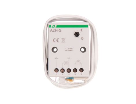 Automat zmierzchowy z zewnętrzną sondą hermetyczną 2-1000lx 12V 16A AZH-S-12V