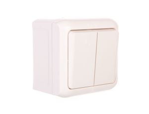 FORIX Łącznik schodowy podwójny biały 782361