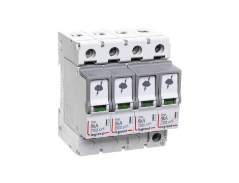 Ogranicznik przepięć Typ T1+T2 4P 8kA 1,3kV ON 300 TT, TN (TNC, TNS) 412253