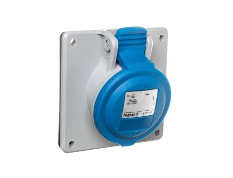 Gniazdo tablicowe 16A 3P 230V niebieskie IP44 P17 TEMPRA PRO 555184