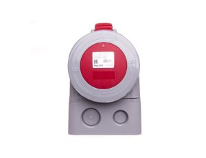 Gniazdo stałe 5P 16A 400V czerwone IP67 P17 TEMPRA PRO 555359