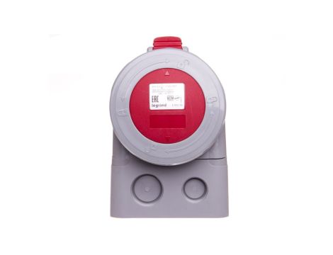 Gniazdo stałe 5P 16A 400V czerwone IP67 P17 TEMPRA PRO 555359