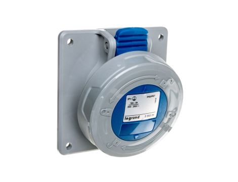 Gniazdo tablicowe 3P 16A 230V niebieskie IP67 P17 TEMPRA PRO 555384