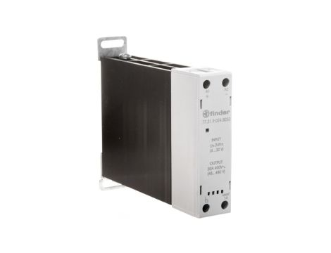 Modułowy przekaźnik SSR na szynę DIN 1Z 30A 60-240V AC, załączanie w zerze, sterowanie 24V DC 77.31.9.024.8050