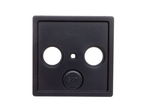 Plakietka centralna gniazda antenowego 2/3 wyjścia antracyt 12036086