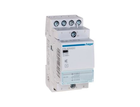 Stycznik modułowy cichy 25A 4Z 12VDC ESL425SDC