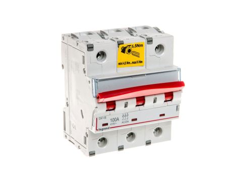 Rozłącznik modułowy 100A 3P 25kA FRX403 406538