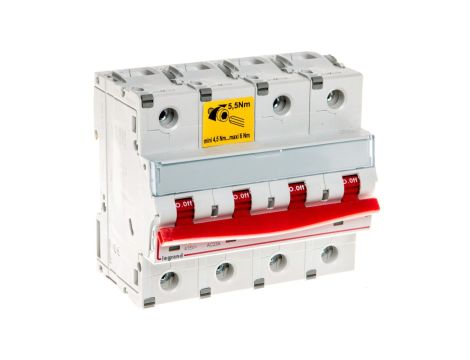 Rozłącznik modułowy 100A 4P 25kA FRX404 406546