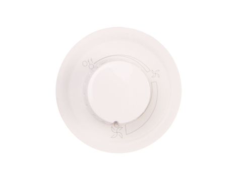 CELIANE Plakietka regulatora prędkości wentylatora biała 068088