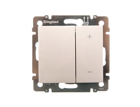 VALENA Ściemniacz przyciskowy 600W kremowy 774174