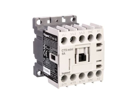 Stycznik mocy 6A 3P 230V AC 0Z 1R CTX3 MINI 417016