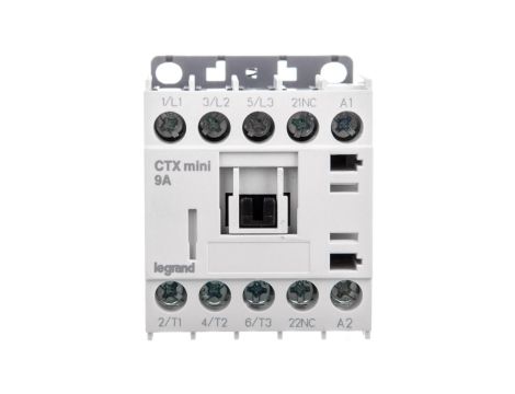 Stycznik mocy 9A 3P 24V AC 0Z 1R CTX3 MINI 417030