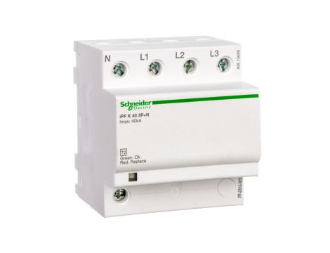 Ogranicznik przepięć iPF40 - 3 bieguny+N - 340 V A9L15688