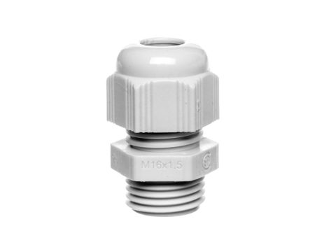 Dławnica kablowa poliamidowa M16 IP68 HELUTOP HT-M16 jasnoszara 93909