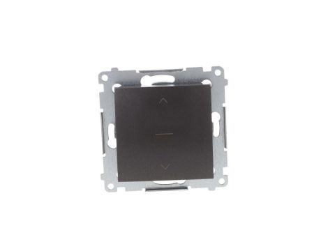 Simon 54 Premium Łącznik żaluzjowy trójpozycyjny 1-0-2, szybkozłącza, antracyt DZW1K.01/48