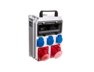 Rozdzielnica przenośna HEL 32A/5P 16A/5P 3xGS IP44 9012113W