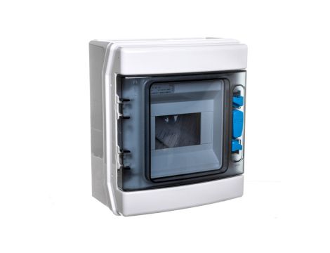 Rozdzielnica modułowa 1x6 natynkowa odporność UV IP65 IKA-1/6-ST-UV 174188