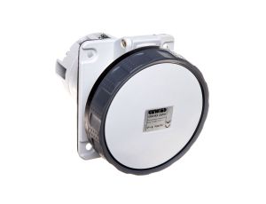 Gniazdo tablicowe 4P 63A 500V czarne 110x100mm IP67 GW63255H