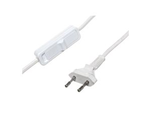 Sznur przyłączeniowy z wyłącznikiem SP/W-400cm biały SP/W-400/2X0,75/-BIA YNS10000532