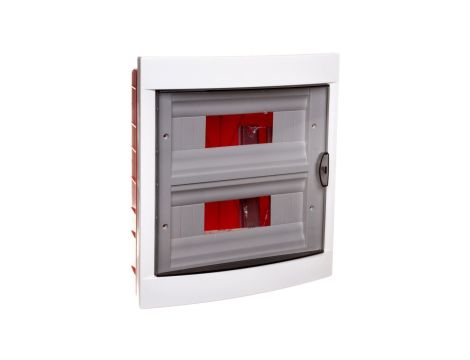 Rozdzielnica Podtynkowa 2x12 2-Rzędowa 24-Modułowa IP40 Drzwi Transparentne 90912024 Viko by Panasonic