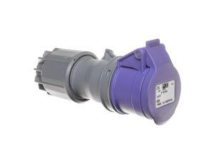 Gniazdo przenośne 16A 3P 24V fioletowe IP44 TWIST 263V