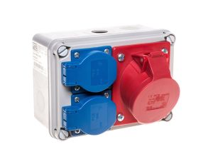 Zestaw gniazd 16A/5P 2xGS IP54 M20 9769116W