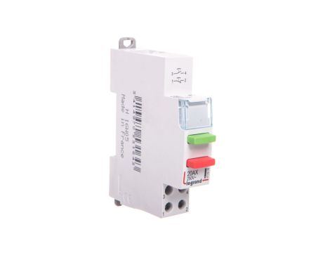 Łącznik modułowy monostabilny podwójny 1Z 1R 20A 250V AC LP432 412916