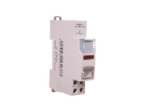 Łącznik modułowy bistabilny z lampką LED 1R 20A 110/400V AC LP452 412915